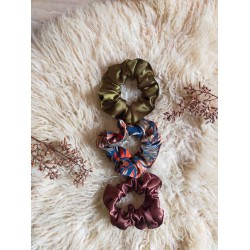 POUCH OF 3 SCRUNCHIES